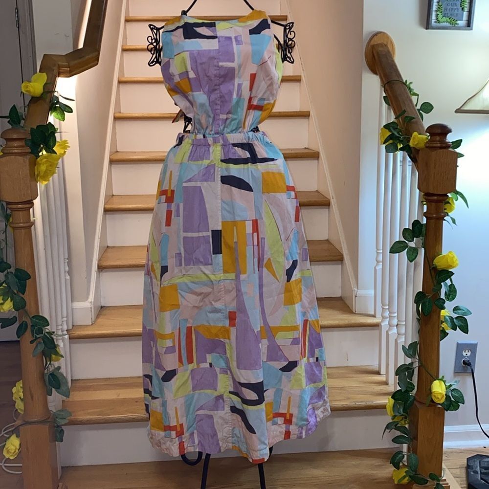 Open Edit Colorful Tie Open Back 100% Organic Cot… - image 4